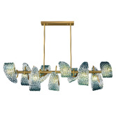 Gild &amp; Glow Horton Brass 10 Light Pendant