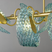 Gild &amp; Glow Horton Brass 10 Light Pendant