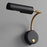 Gild &amp; Glow Frida Iron Swing Arm Wall Light