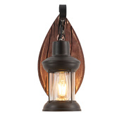 Gild &amp; Glow Debra Iron Armed Wall Light