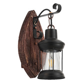 Gild &amp; Glow Debra Iron Armed Wall Light