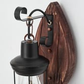 Gild &amp; Glow Debra Iron Armed Wall Light