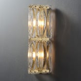 Gild &amp; Glow Frye Iron 2-Light Wall Sconce