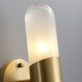 Gild &amp; Glow Petra Brass 2 Light Wall Sconce