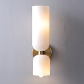 Gild &amp; Glow Harriet Iron 2 Lamp Wall Light