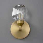Gild &amp; Glow Ayers Brass Wall Sconce