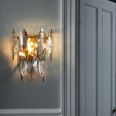 Gild &amp; Glow Eduard Crystal 2-Light Wall Sconce