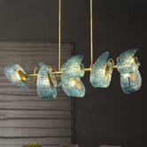 Gild &amp; Glow Horton Brass 8 Light Pendant