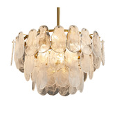 Gild &amp; Glow Susan Round Iron 6-Light Chandelier