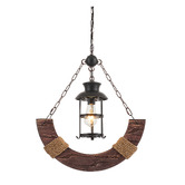 Gild &amp; Glow Lita Pine Wood Pendant Light