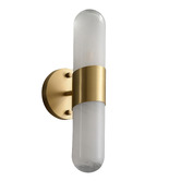 Gild &amp; Glow Petra Brass 2 Light Wall Sconce