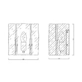 Gild &amp; Glow Greta Brass Wall Sconce