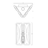 Gild &amp; Glow Frye Iron Wall Sconce