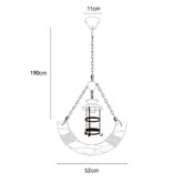 Gild &amp; Glow Lita Pine Wood Pendant Light