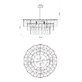 Gild &amp; Glow Susan Round Iron 6-Light Chandelier