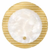 Gild &amp; Glow Solum Brass &amp; Alabaster Wall Sconce
