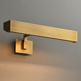 Gild &amp; Glow Laurel Antique Brass 2-Light Picture Light
