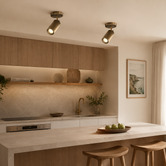 Gild &amp; Glow Tusca Brass Spotlight