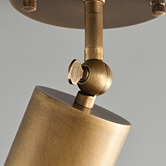 Gild &amp; Glow Tusca Brass Spotlight