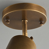 Gild &amp; Glow Tusca Brass Spotlight