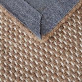 Steph &amp; Gian Walnut Bark Flat Weave Wool &amp; Cotton Rug