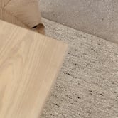 Steph &amp; Gian Pepper Elm Flat Weave Wool Rug