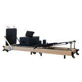 Zenformix Nash Foldable Oak Wood Pilates Reformer Bed