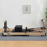 Zenformix Nash Foldable Oak Wood Pilates Reformer Bed