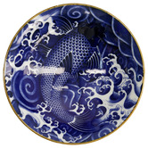 Tokyo Design Studio Blue Japonism Carp Porcelain Menbachi Bowls