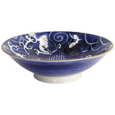 Tokyo Design Studio Blue Japonism Carp Porcelain Menbachi Bowls