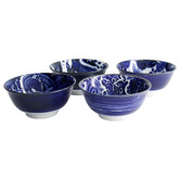 Tokyo Design Studio 4 Piece Japonism 33cm Porcelain Bowl Set