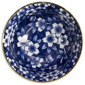 Tokyo Design Studio Tokyo Blue Sakura 12.8cm Porcelain Rice Bowls