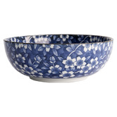 Tokyo Design Studio Tokyo Blue Sakura 20cm Porcelain Ramen Bowls