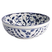 Tokyo Design Studio Tokyo Blue Maizuru 20cm Porcelain Ramen Bowls