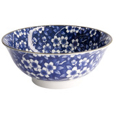 Tokyo Design Studio Tokyo Blue Sakura 21cm Porcelain Ramen Bowls