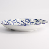 Tokyo Design Studio Tokyo Blue Maizuru Round 21.5cm Porcelain Dinner Plates