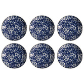 Tokyo Design Studio Tokyo Blue Sakura Round 16.5cm Porcelain Side Plates
