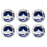 Tokyo Design Studio White Kawaii Cat Neko Side Plates