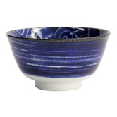 Tokyo Design Studio Blue Japonism Carp 12.7cm Porcelain Tayo Bowls
