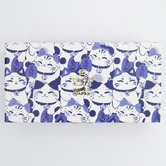 Tokyo Design Studio 4 Piece White Kawaii Cat Neko Bowl &amp; Chopsticks Set