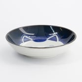 Tokyo Design Studio Blue Kawaii Cat Neko Sauce Dishes