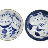 Tokyo Design Studio 4 Piece Kawaii Cat Neko Bowl &amp; Chopsticks Set