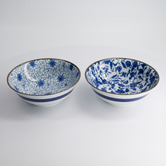 Tokyo Design Studio 2 Piece Haru Blue 19cm Bowl Set