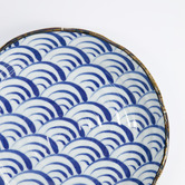 Tokyo Design Studio Natsu Nami 22cm Porcelain Dinner Plates