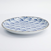 Tokyo Design Studio Natsu Nami Porcelain Dinner Plates
