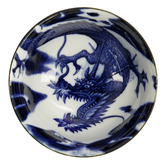 Tokyo Design Studio Blue Japonism Dragon 12.7cm Porcelain Tayo Bowls