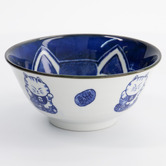 Tokyo Design Studio Blue Kawaii Cat Neko 14.9cm Tayo Bowls