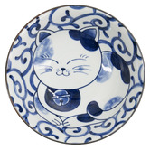 Tokyo Design Studio Kawaii Cat Neko Swirl 19.7cm Ramen Bowls