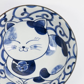 Tokyo Design Studio Kawaii Cat Neko Swirl 19.7cm Ramen Bowls