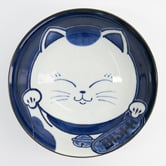 Tokyo Design Studio Blue Kawaii Cat Neko 19.7cm Ramen Bowls